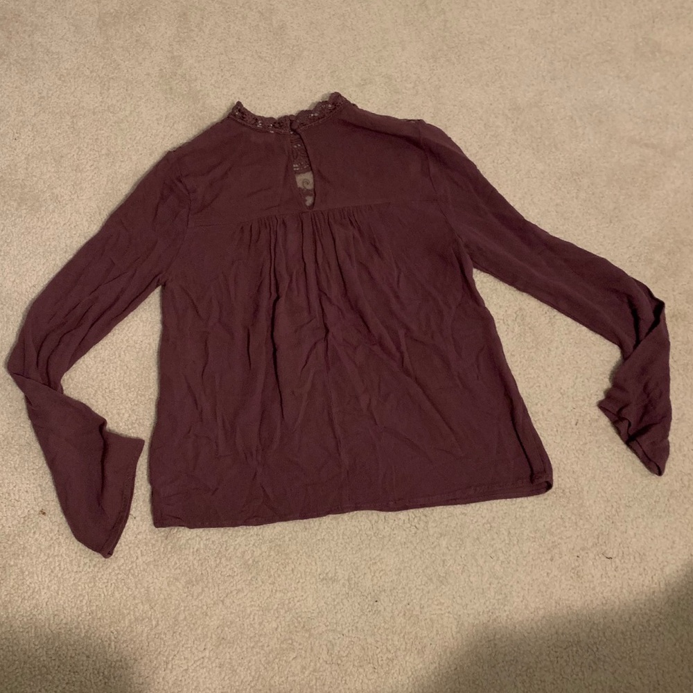 Plum PacSun Top - Picture 2 of 5